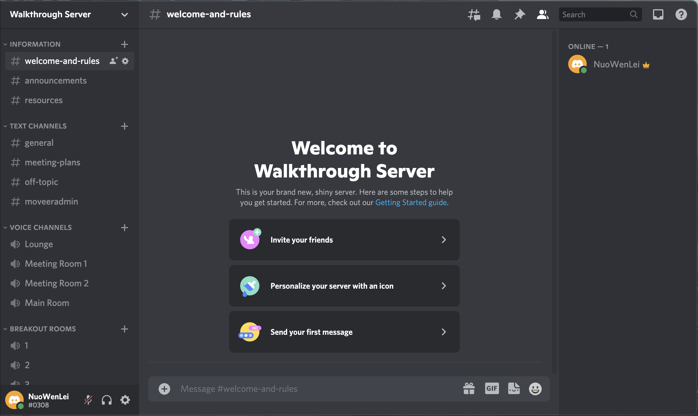 Class Discord Server Template